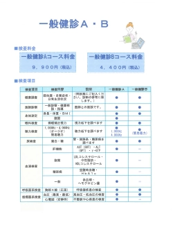 一般健診A・B