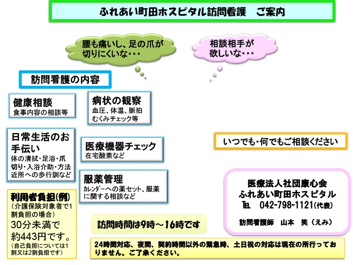 ふれあい町田ホスピタル訪問看護ご案内