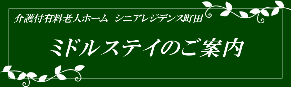 「ミドルステイのご案内」