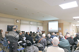 医学講座の質疑応答の様子