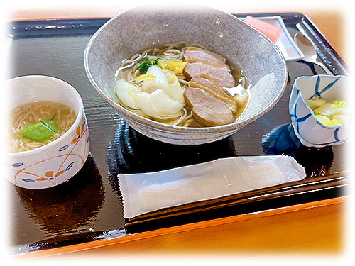 鴨南蛮そば[写真]