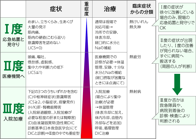 熱中症のガイドライン[図]
